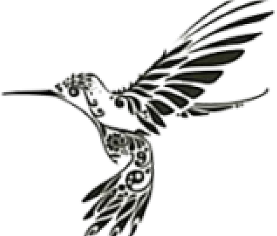 Flying Silhouette Hummingbird HD Image Free PNG Image