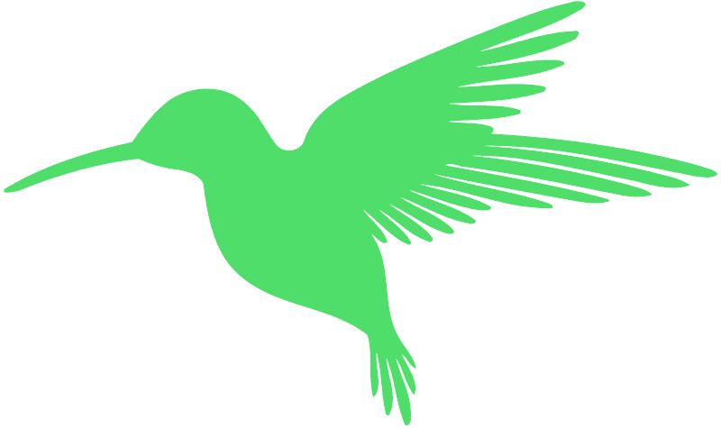 Silhouette Hummingbird HD Image Free PNG Image