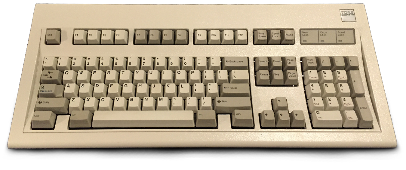 Ibm Spring Computer Keyboard Model Buckling PNG Image