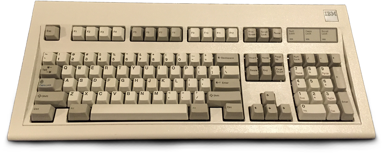 Buckling Spring Computer Keyboard Model Ibm PNG Image