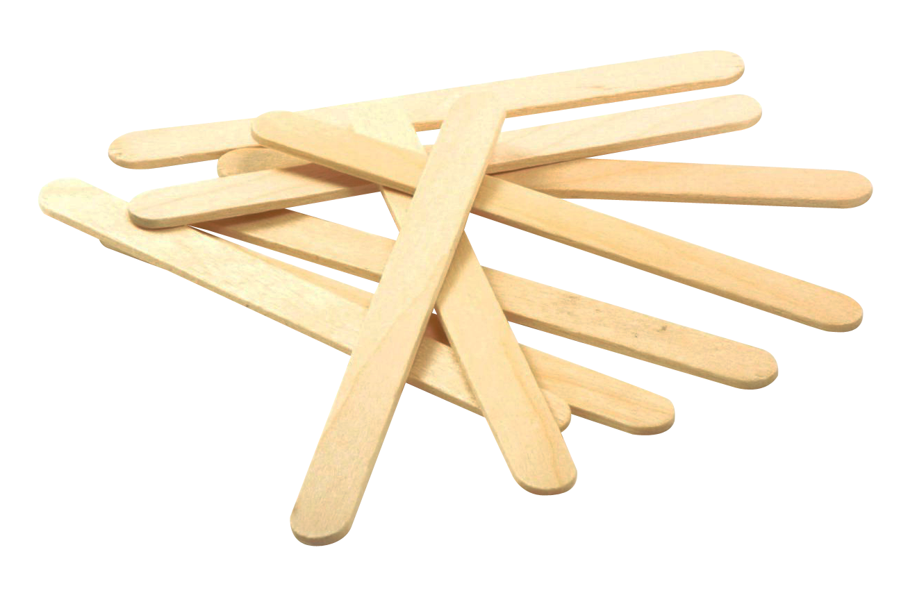 Wooden Stick Ice Empty Cream PNG Image