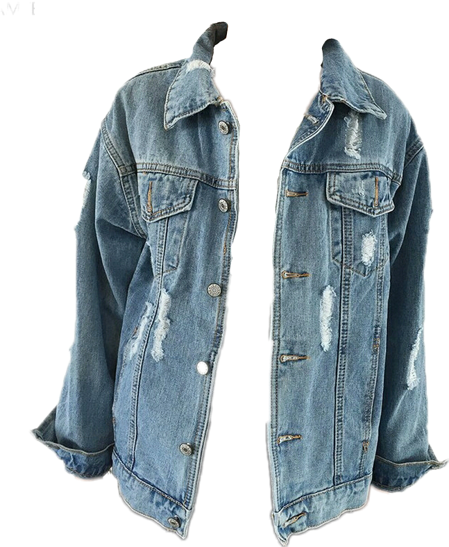 Jacket Blue Girl Denim PNG Download Free PNG Image