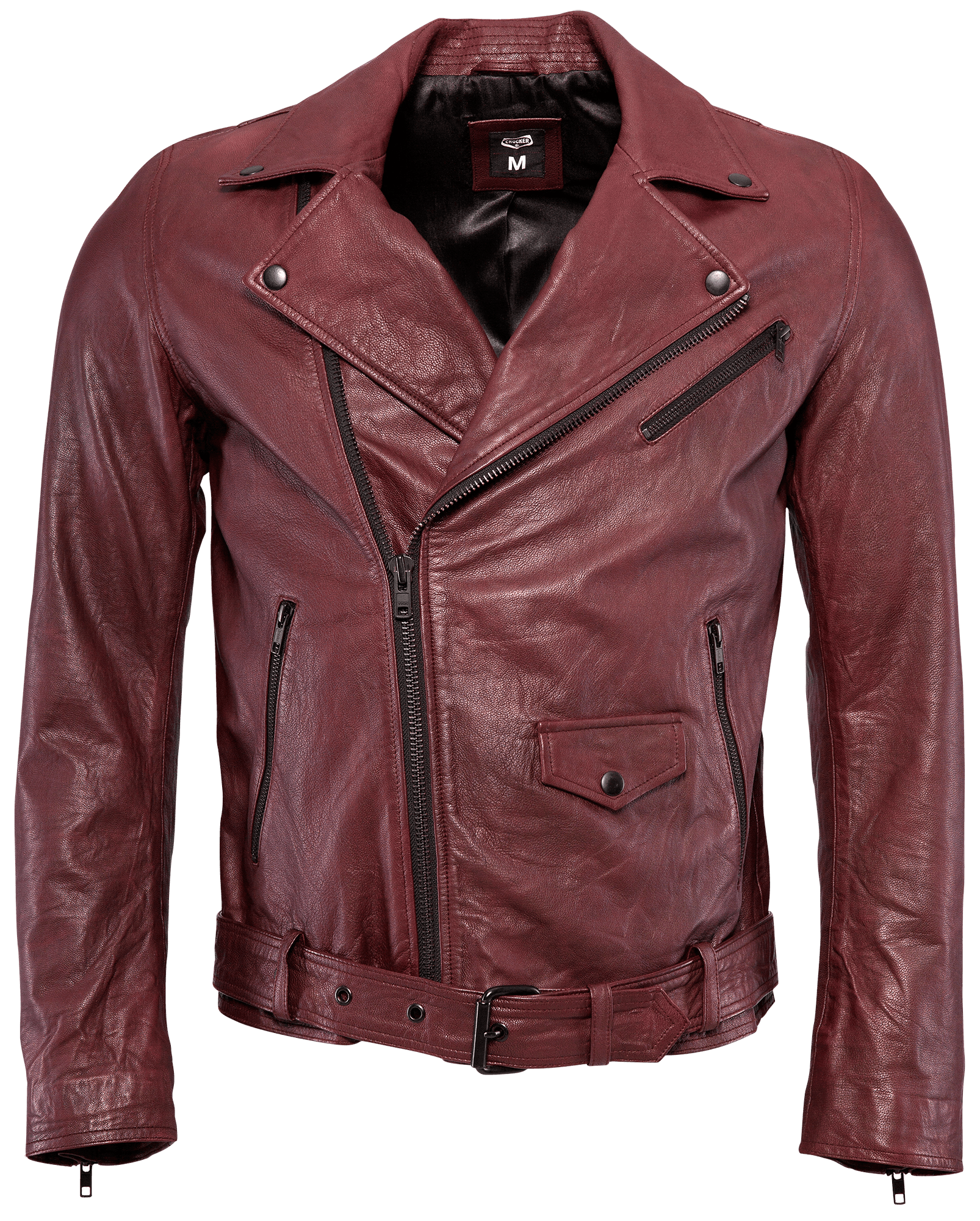 Leather Jacket Red HD Image Free PNG Image