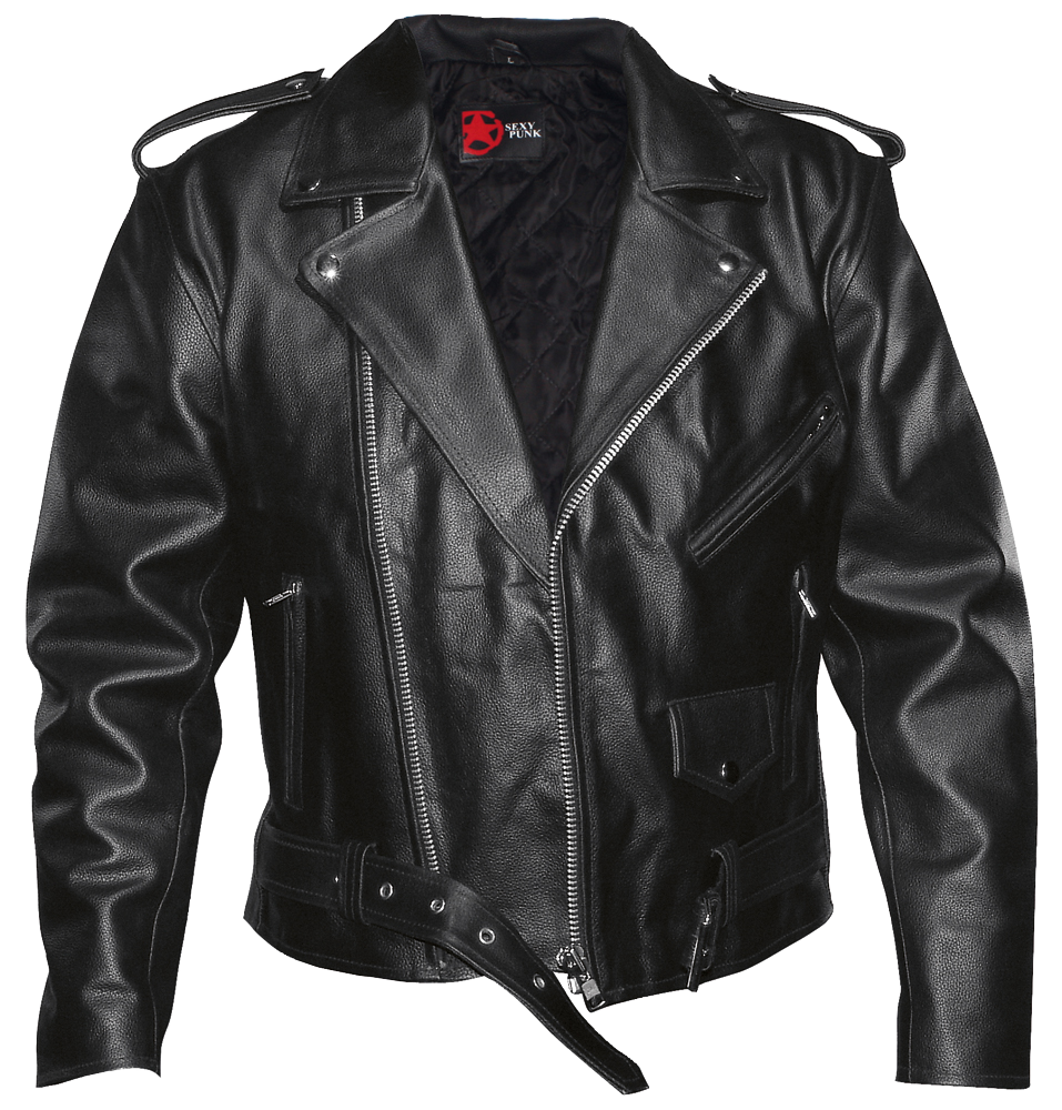 Leather Jacket Black Free Download PNG HD PNG Image