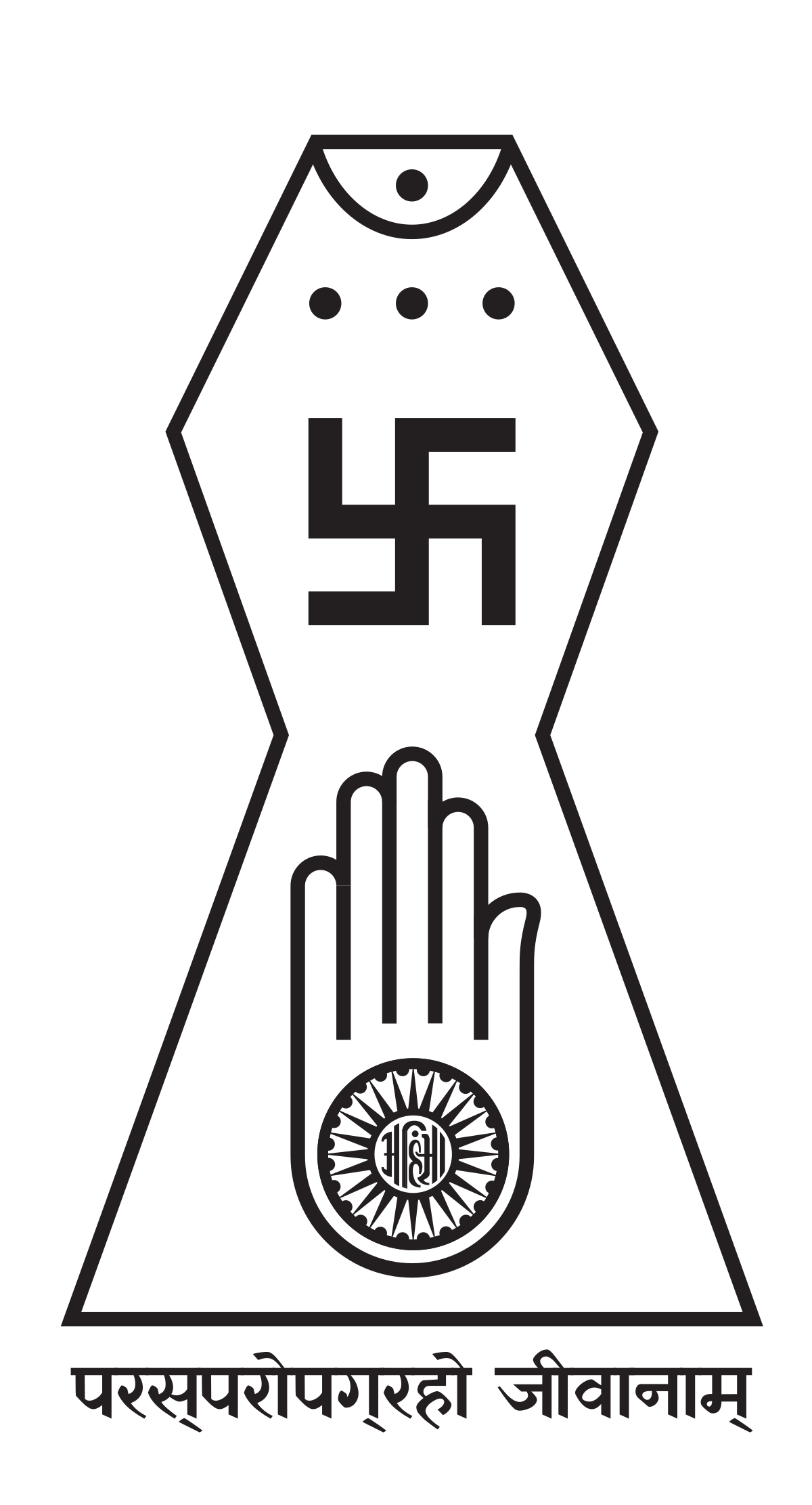 Jainism Symbol Hand HQ Image Free PNG Image