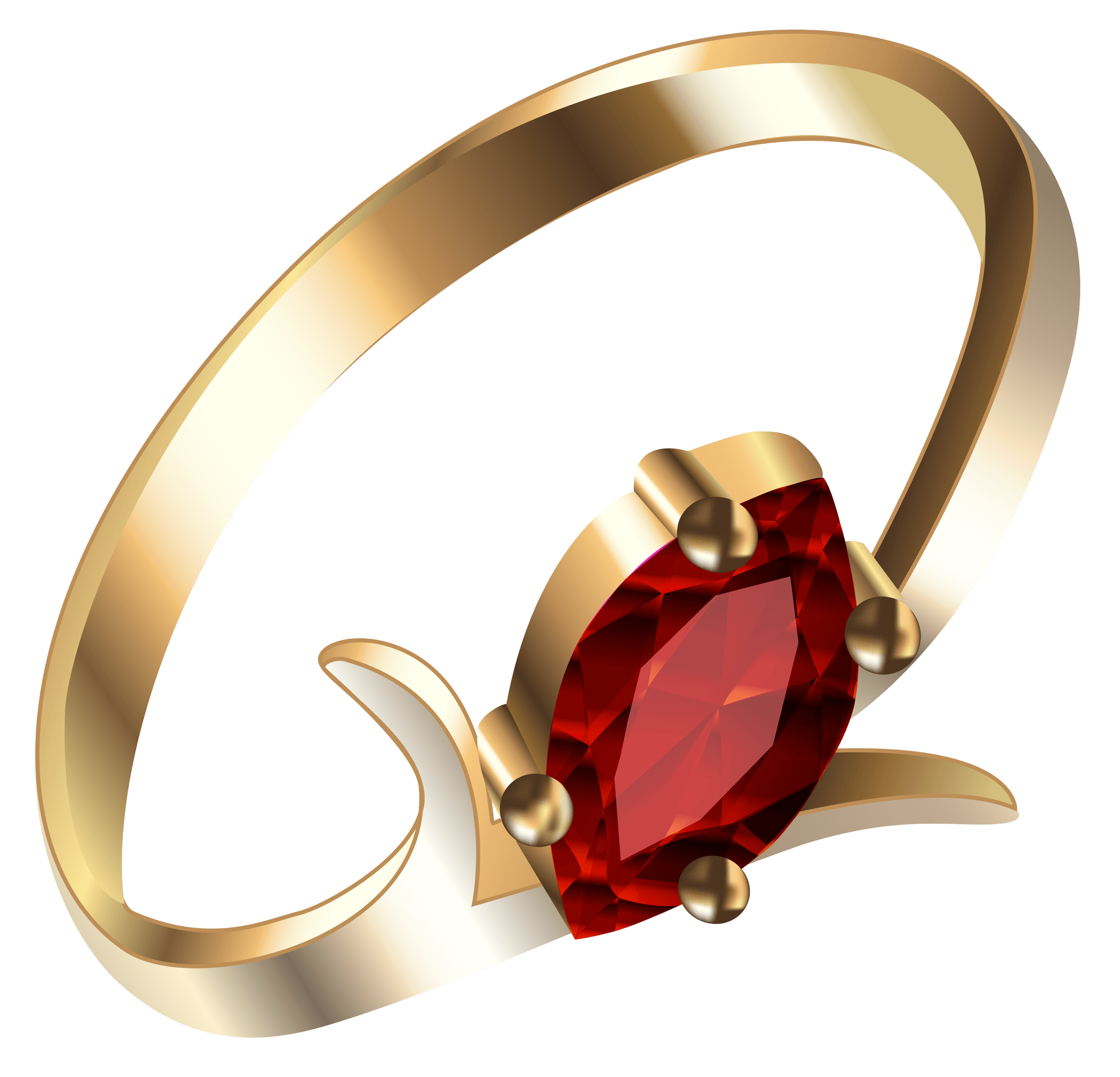 Gold Ring With Diamond Png PNG Image