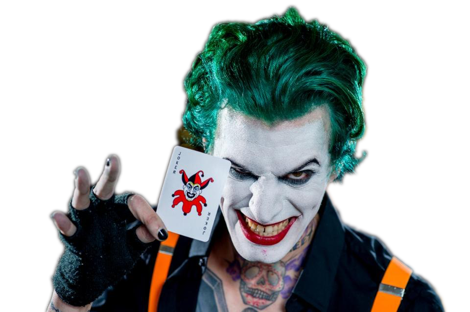 Joker Face Free Clipart HD PNG Image