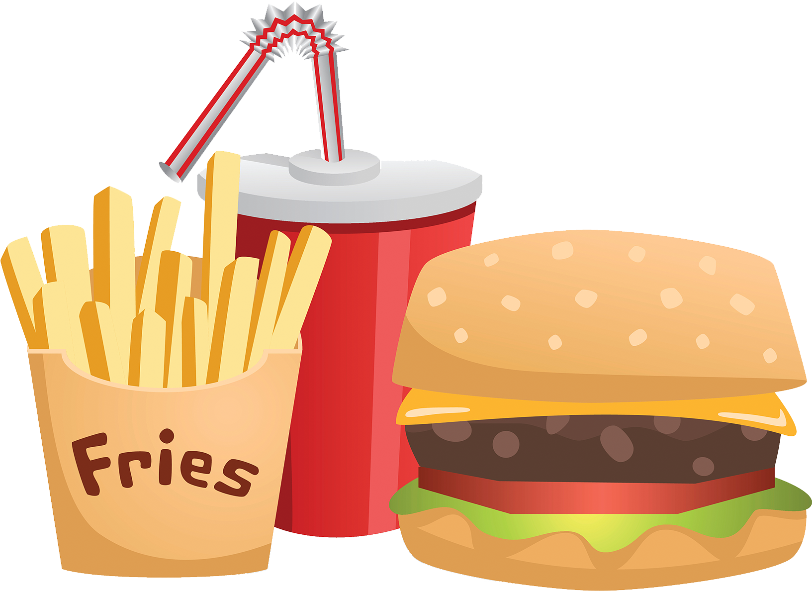 Food Junk Combo Free Transparent Image HQ PNG Image