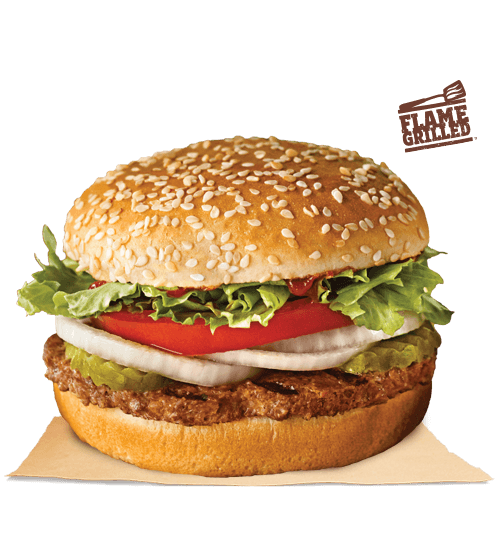 King Whopper Food Cheeseburger Veggie Fast Burger PNG Image