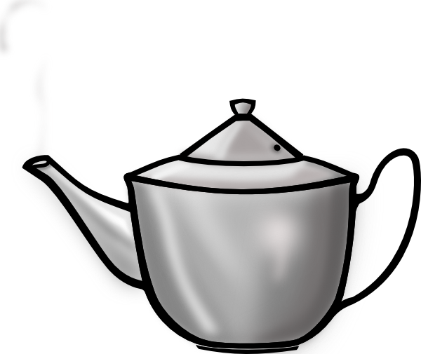 Metal Tea Pot Clip Art PNG Image