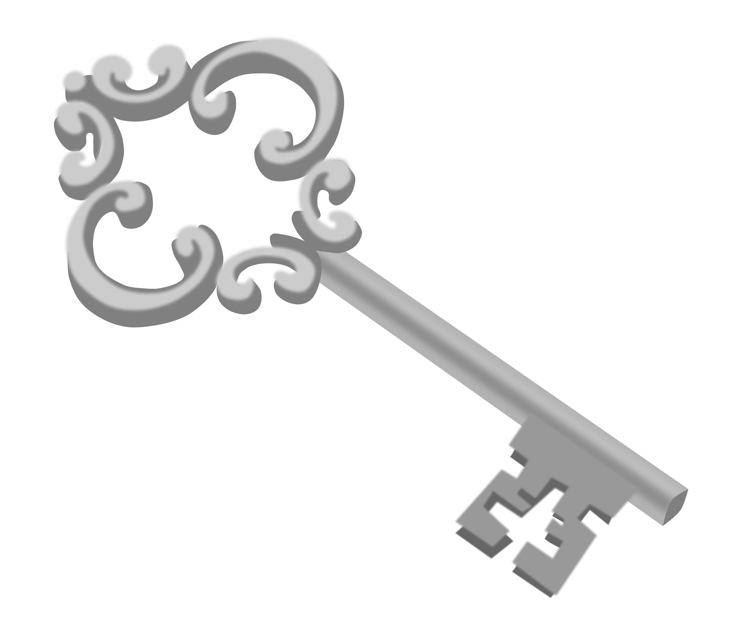 House Silver Key Download HD PNG Image