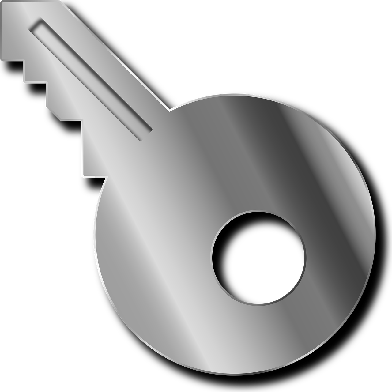 Vector Pic Silver Key Free Download PNG HD PNG Image