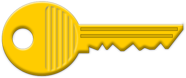 Golden Key Png Image  PNG Image