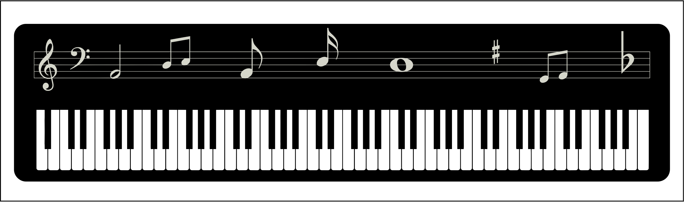 Keyboard Music Digital Free Clipart HQ PNG Image