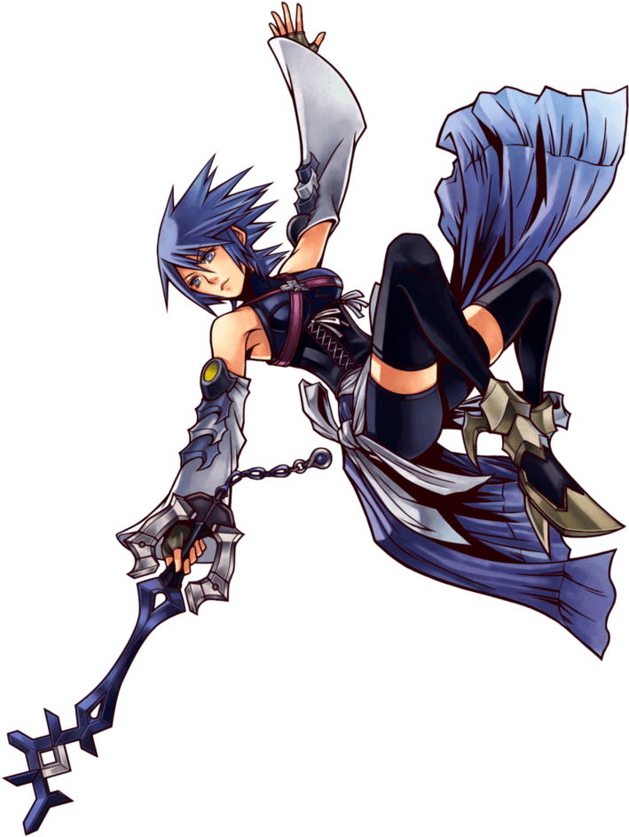 Kingdom Hearts Aqua Free HQ Image PNG Image