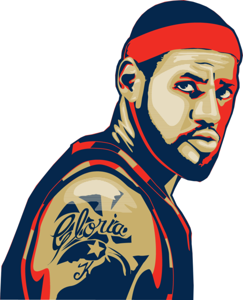 Art Cavaliers Miami James Headgear Heat Cleveland PNG Image