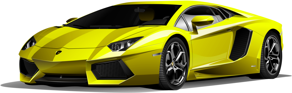 Lamborghini Yellow Sports Download HD PNG Image