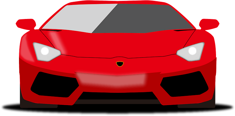 Lamborghini Vector Red Free HQ Image PNG Image