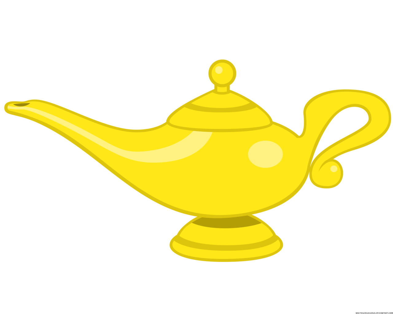 Golden Lamp Genie Free Photo PNG Image