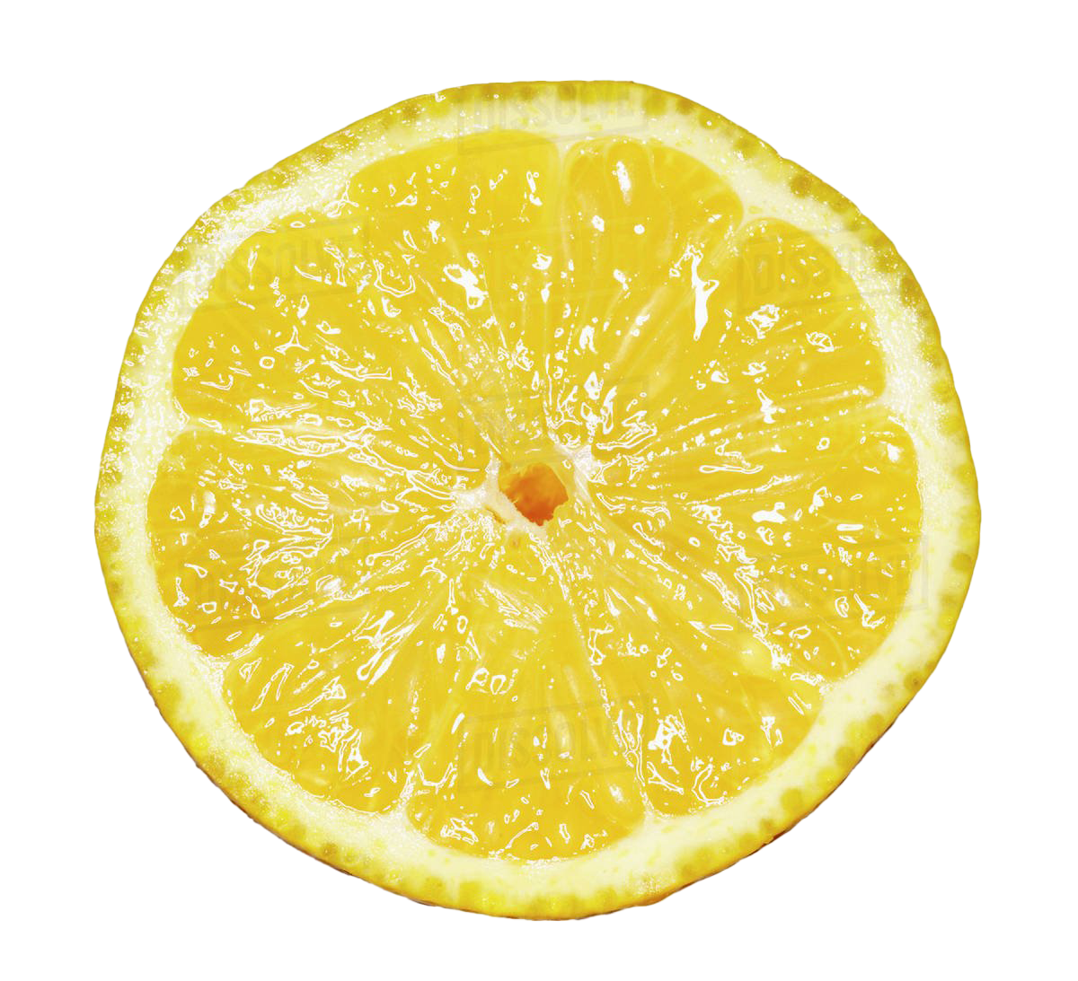 Cut Lemon Half Free Clipart HQ PNG Image