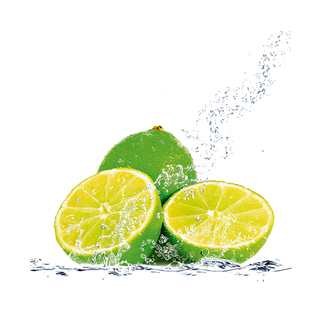 Lime Splash Clipart PNG Image
