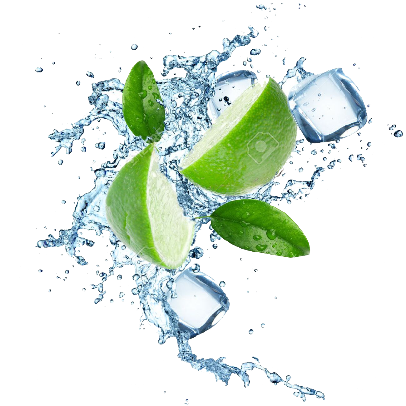 Lime Splash Photos PNG Image