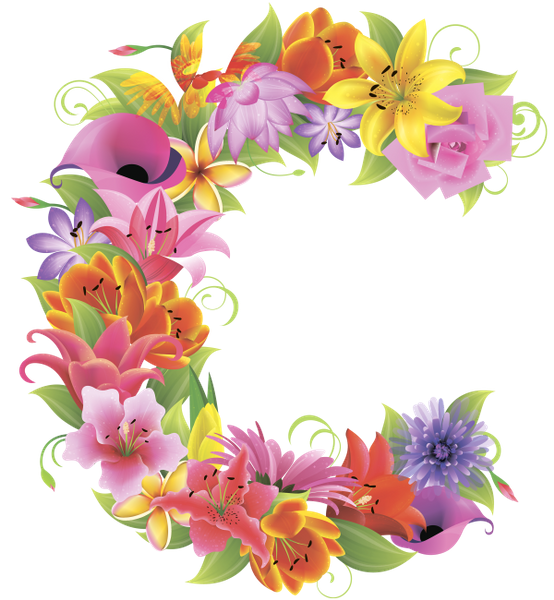 Alphabet Flower Free Download PNG HD PNG Image