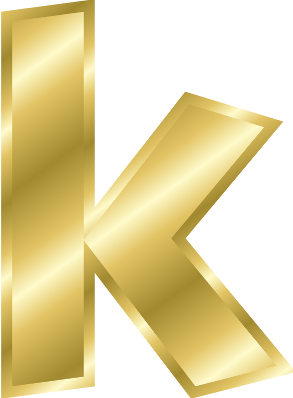 Alphabet Gold HQ Image Free PNG Image