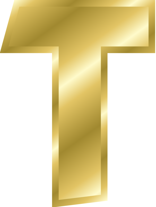 Alphabet Gold Free Download Image PNG Image