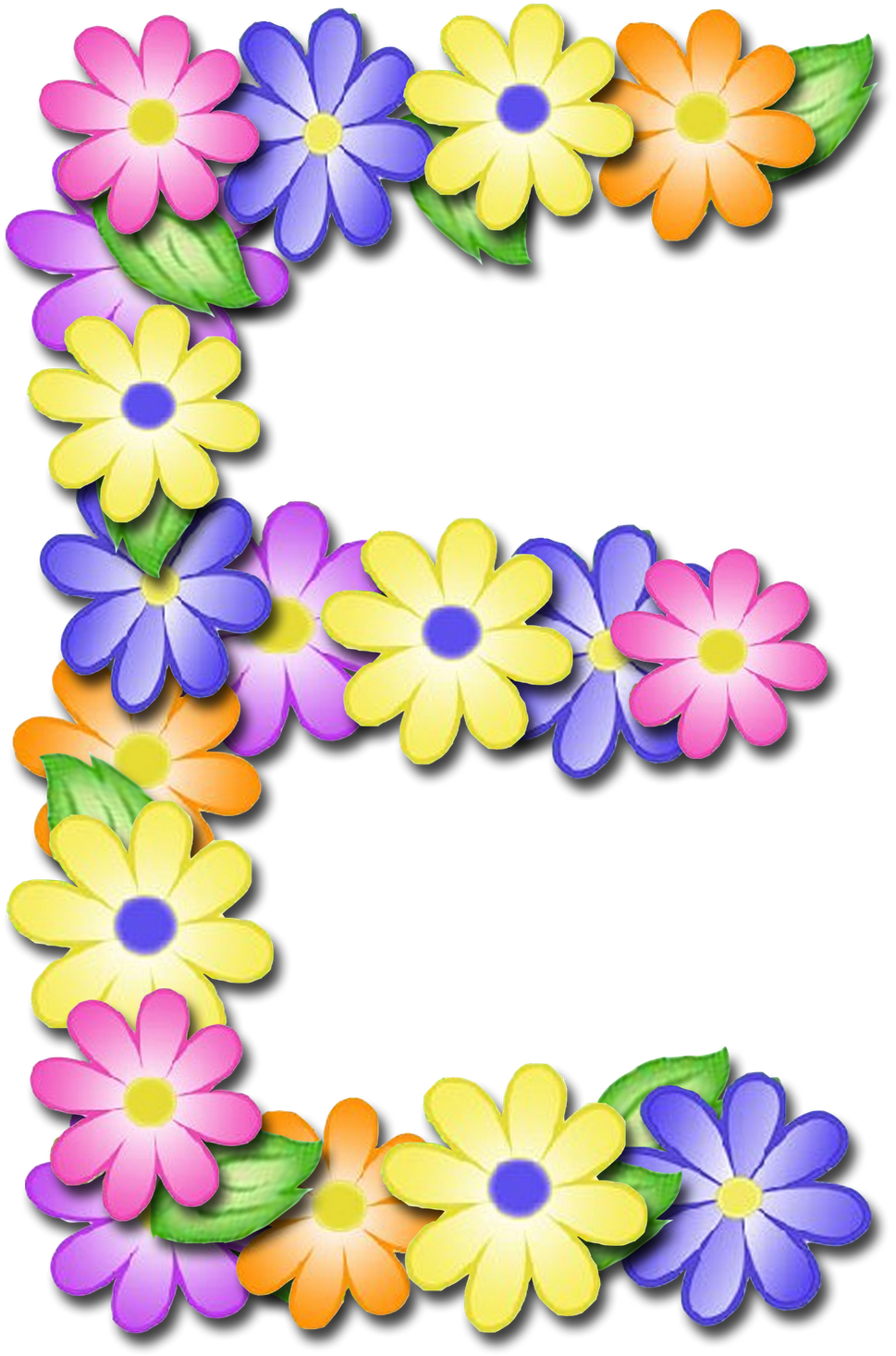 Alphabet Flower PNG Image High Quality PNG Image