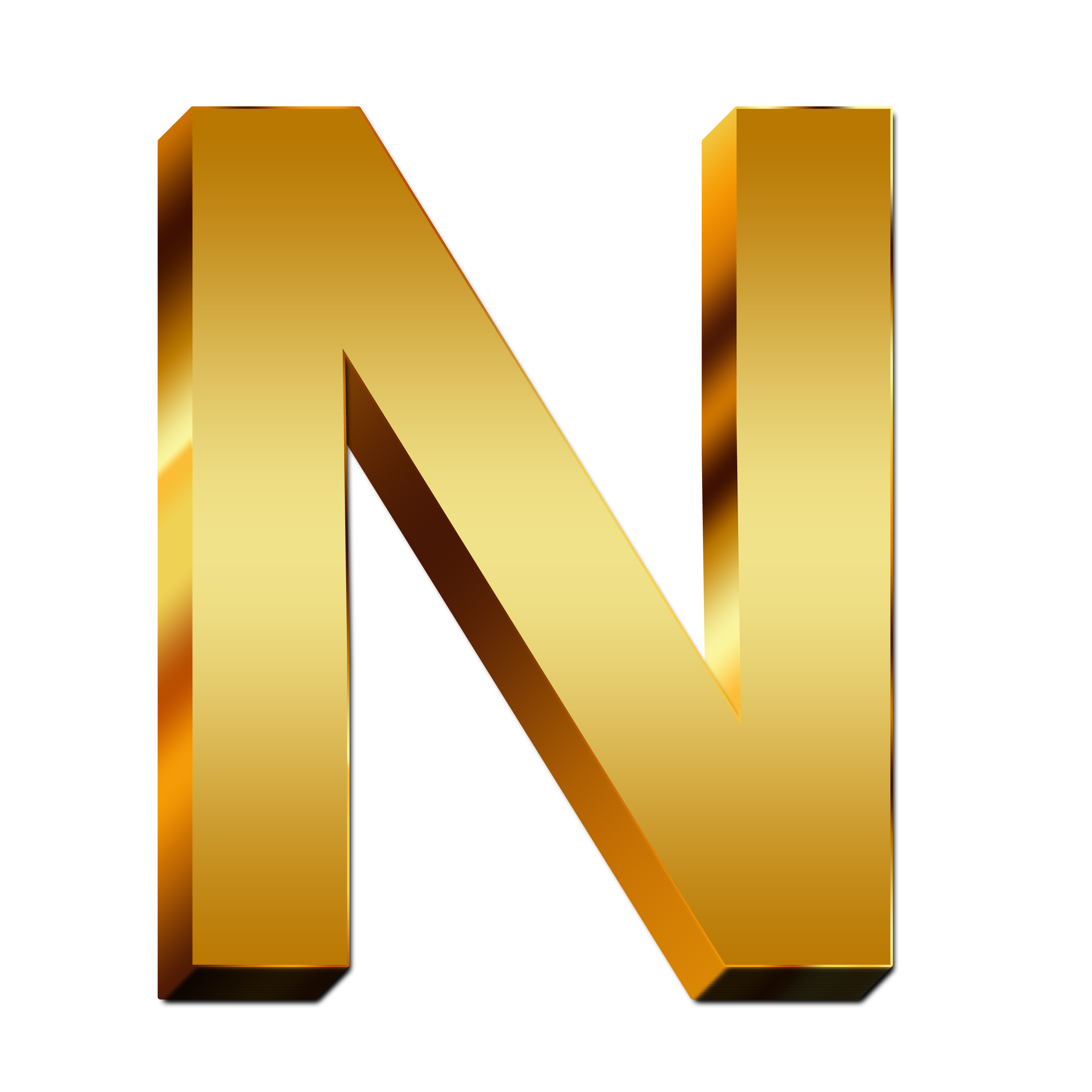 Letter N Download HQ PNG Image