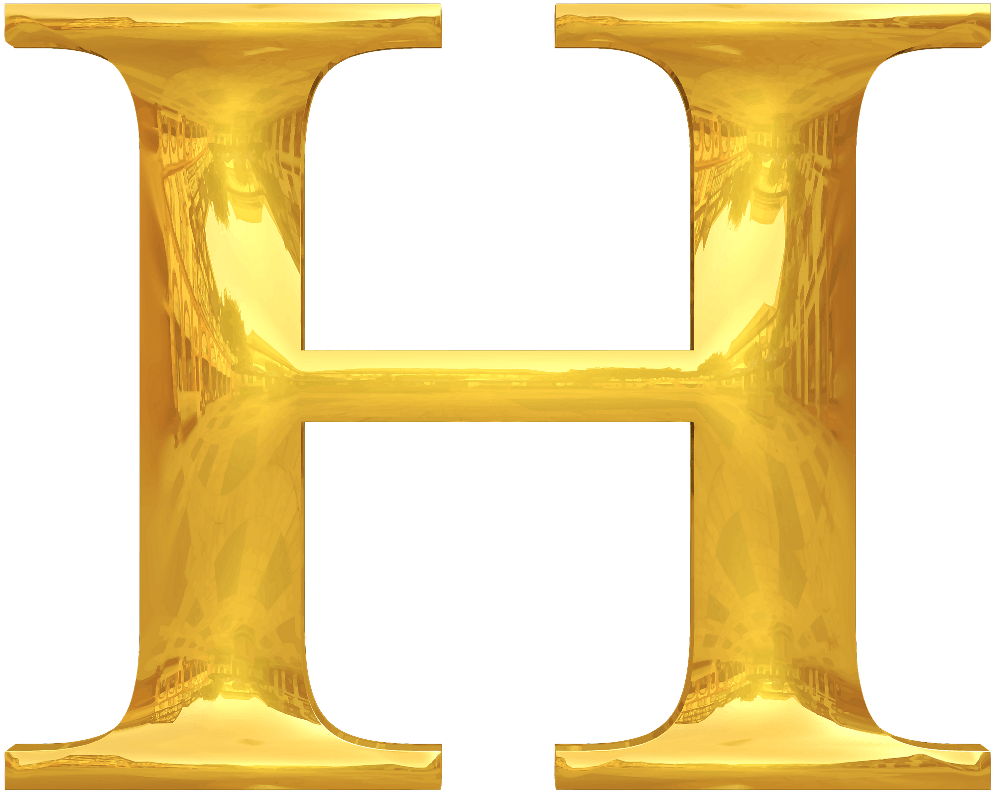 H Letter Download HQ PNG Image