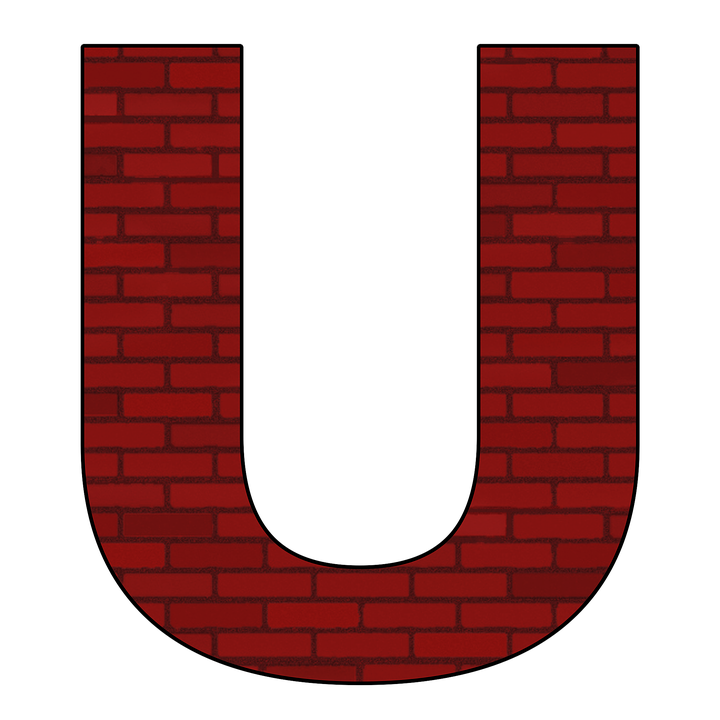 U Letter PNG Free Photo PNG Image
