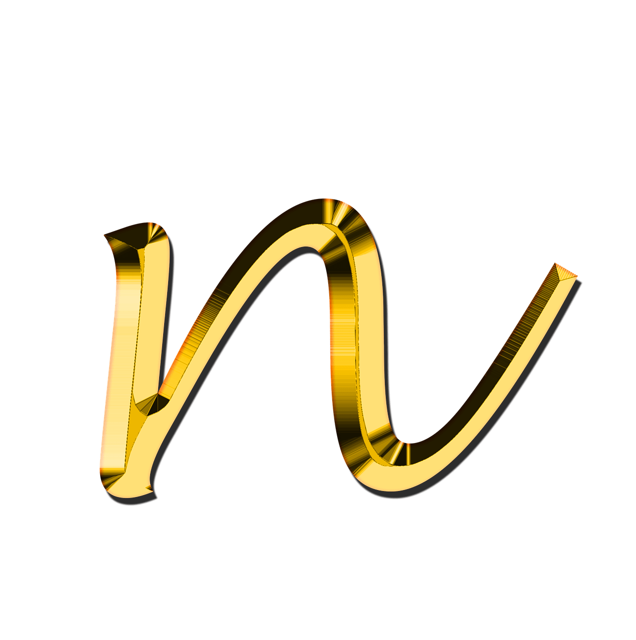 Letter N Free Clipart HQ PNG Image
