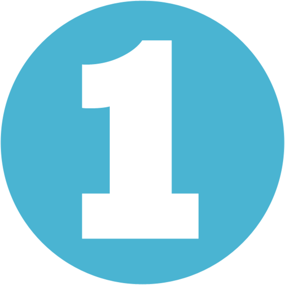 1 Number Letter Free Clipart HQ PNG Image