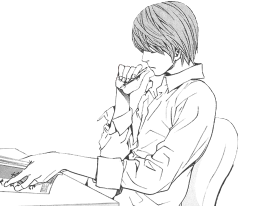 Light Drawing Yagami Download Free Image PNG Image