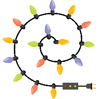 Light Led Garland HQ Image Free