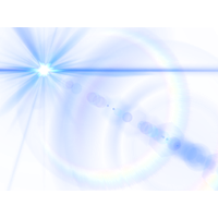 Blue Picture Triangle Light Sky Effect Lens