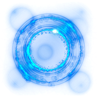 Blue Light Decoration Effect Free Clipart HD