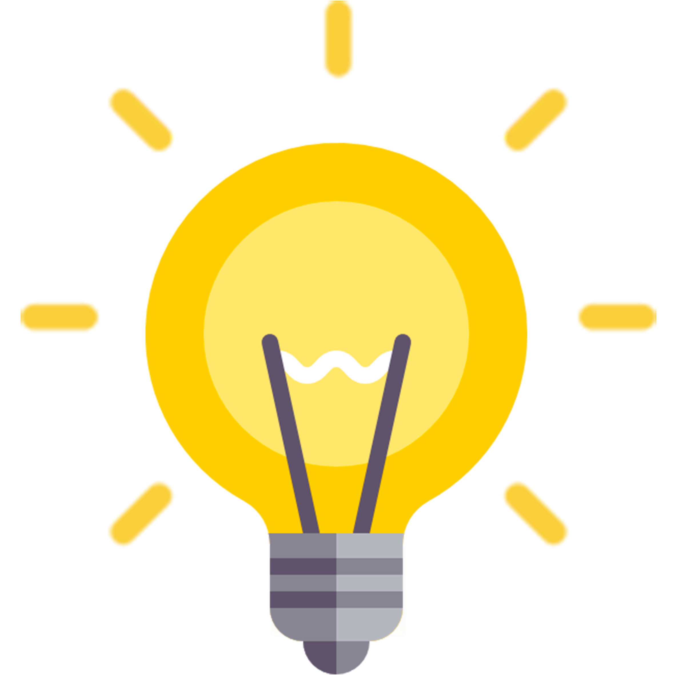 Icons Light Idea Computer Lighting Incandescent Bulb PNG Image