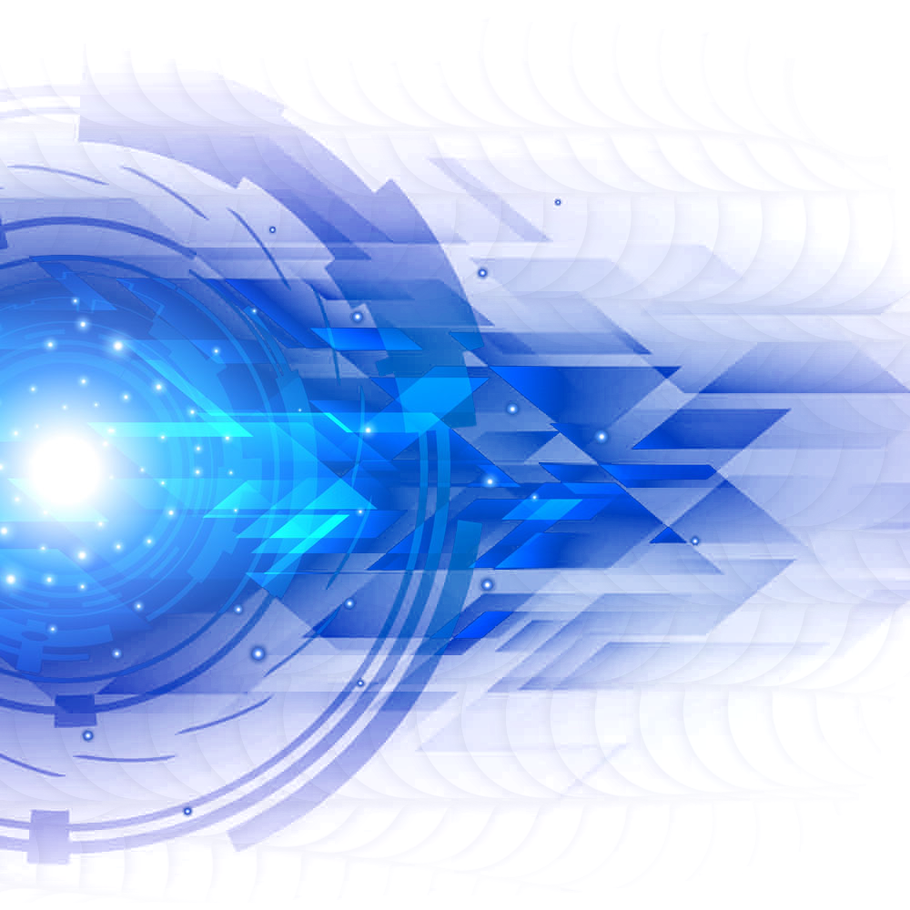 Blue And Light Effect Science Technology PNG Image