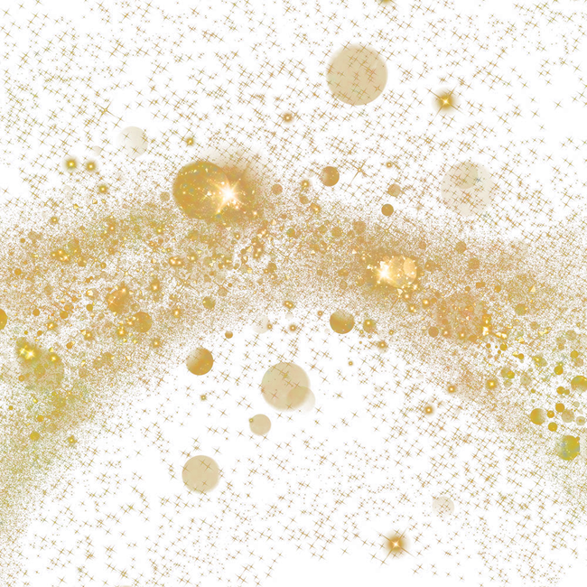 Particle Gold Light Wallpaper Spot Dust PNG Image
