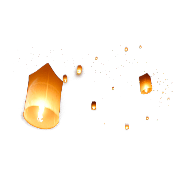 Festival Light Mid-Autumn Sky Lights Hole Lantern PNG Image