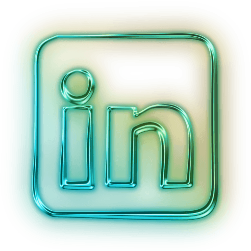 Like Icons Button Neon Linkedin Facebook, Computer PNG Image