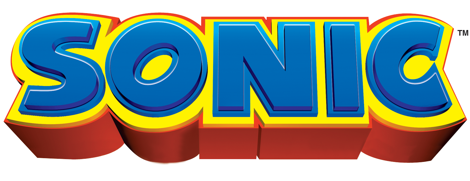Sonic Text Brand 3D The Blast Hedgehog PNG Image