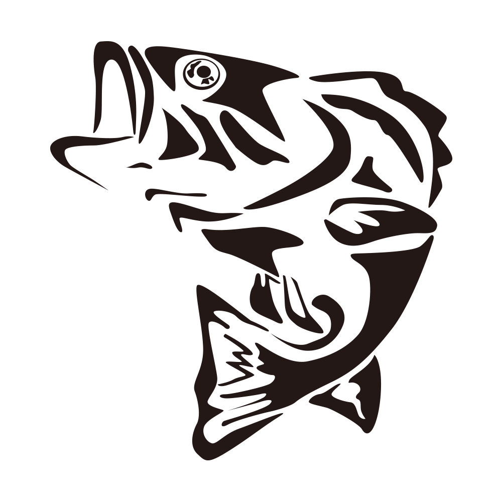 Largemouth Logo Art Bass Fishing Free Download PNG HD PNG Image