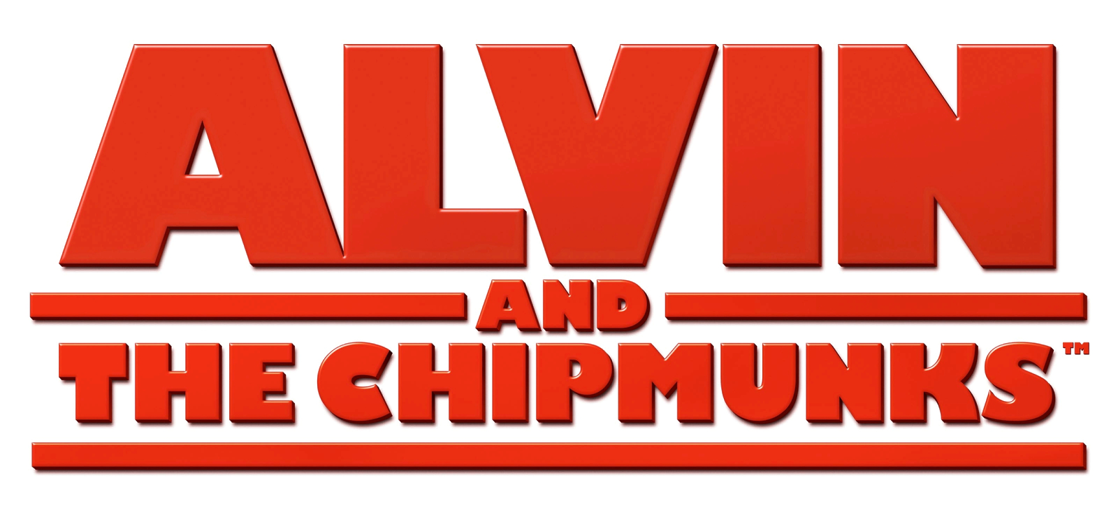 Alvin Text Chipmunks Red In Logo PNG Image