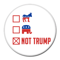 Protests Trump Campaign Area Button Against Donald