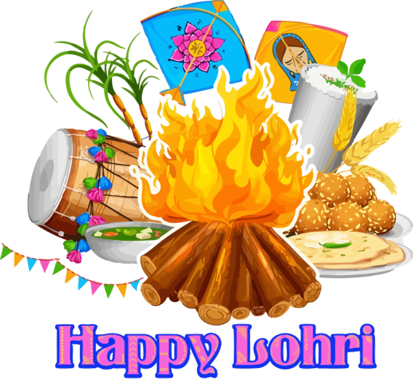 Lohri Dish Event Cuisine For Happy Cake PNG Image