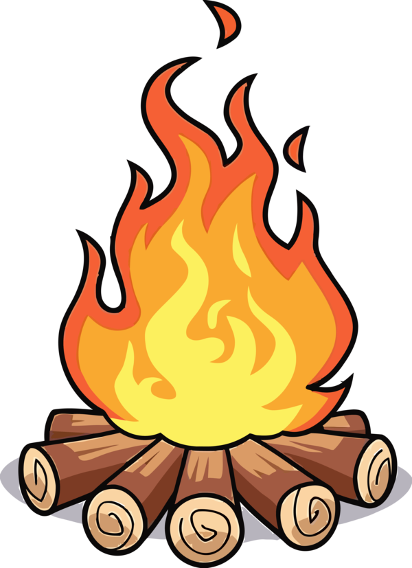 Lohri Cartoon Flame Fire For Happy Party Near Me PNG Image